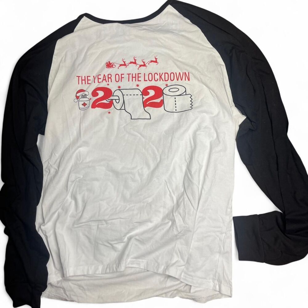 2020 The Year of the Lockdown Funny Graphic Raglan Shirt | Pandemic Humor